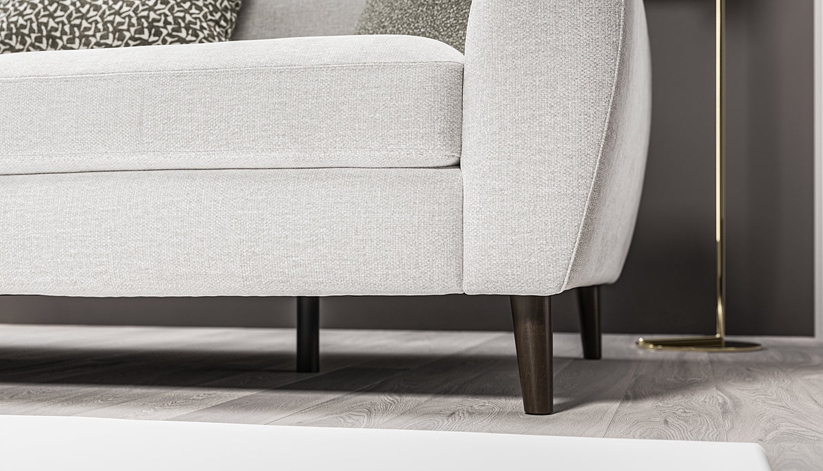 The Hackney – 2 Corner 2 Seater Sofa with Memory Foam Cushion – Brown