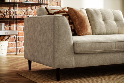 Roscoe – 3 Seater Chaise with Console – Beige