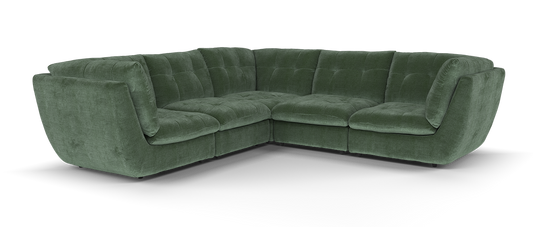 The Cocoon – 3 Corner 3 Seater Sofa – Green