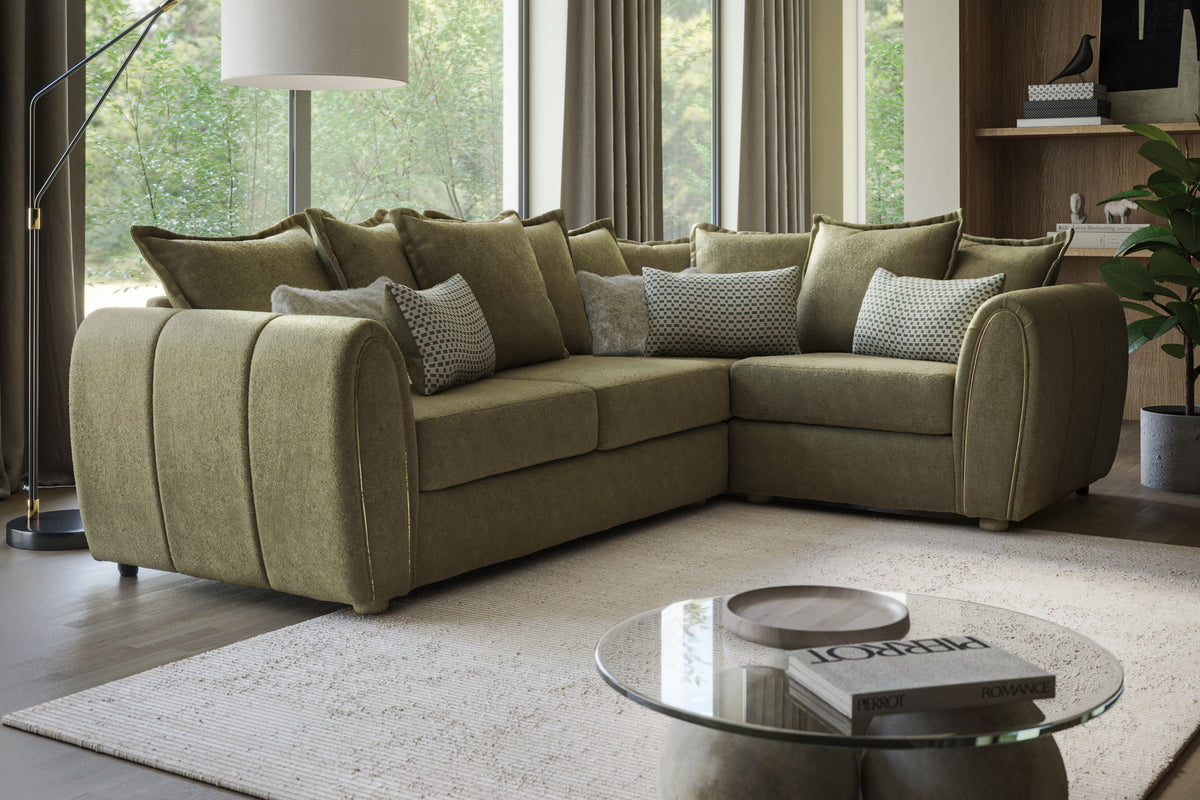 Lexington – 3 Seater, Corner, 1 Seater, Pillow Back – Green