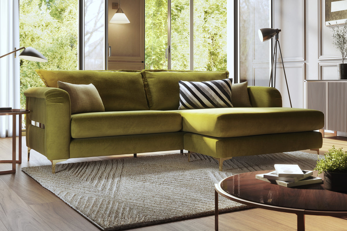 Eastwood – 3 Corner 1 Sofa with Trim – Blue