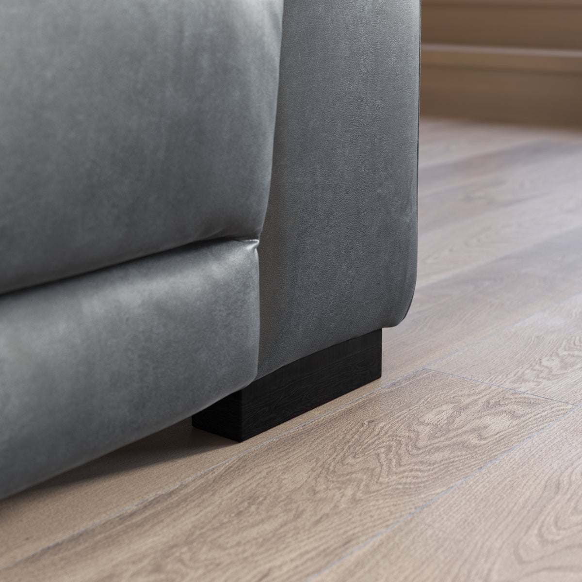 Benz – 3 Corner 3 Power Recliner Sofa with Console – Grey