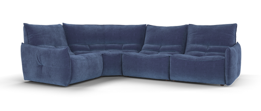 Santoro – 1 Corner 2 Seater Sofa – Blue