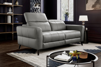 Jax – 3 Cnr 1.5 Chaise, Double Pow Recliner, Headrest & Storage – Brown