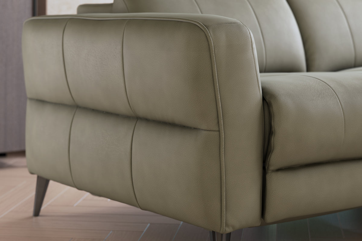 Jax – 3 Cnr 1.5 Chaise, Double Pow Recliner, Headrest & Storage – Brown