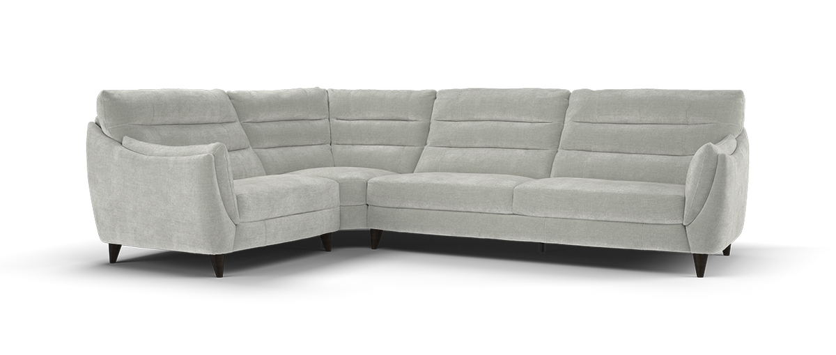 Sasso – 1 Corner 3 Seater Sofa – Beige