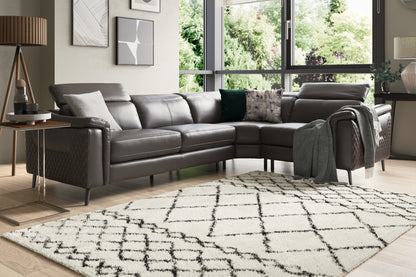 Ezra – 3 Corner 1.5 Sofa – Black
