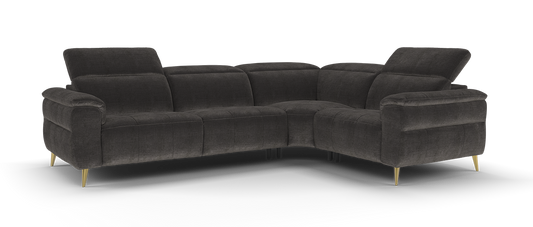 Milan – 3 Corner 1.5 Sofa without Trim – Brown