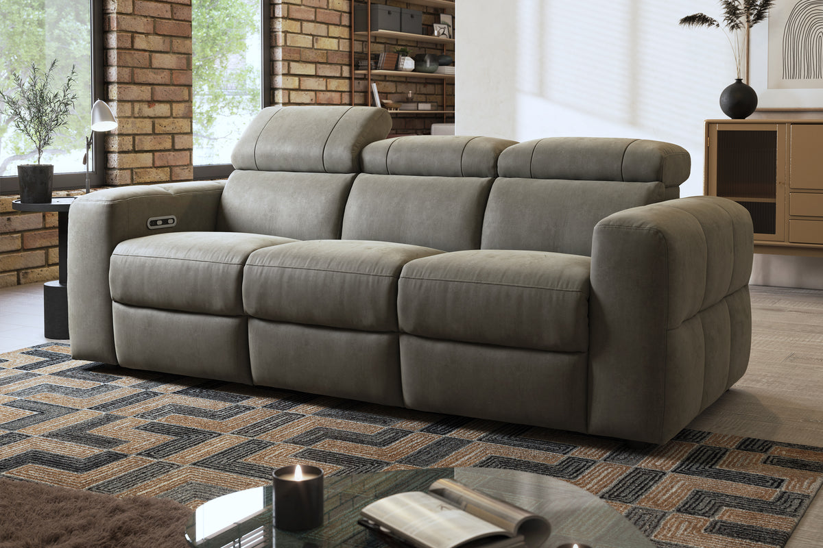 Colorado – 3 Corner 1.5 Power Recliner Sofa – Beige