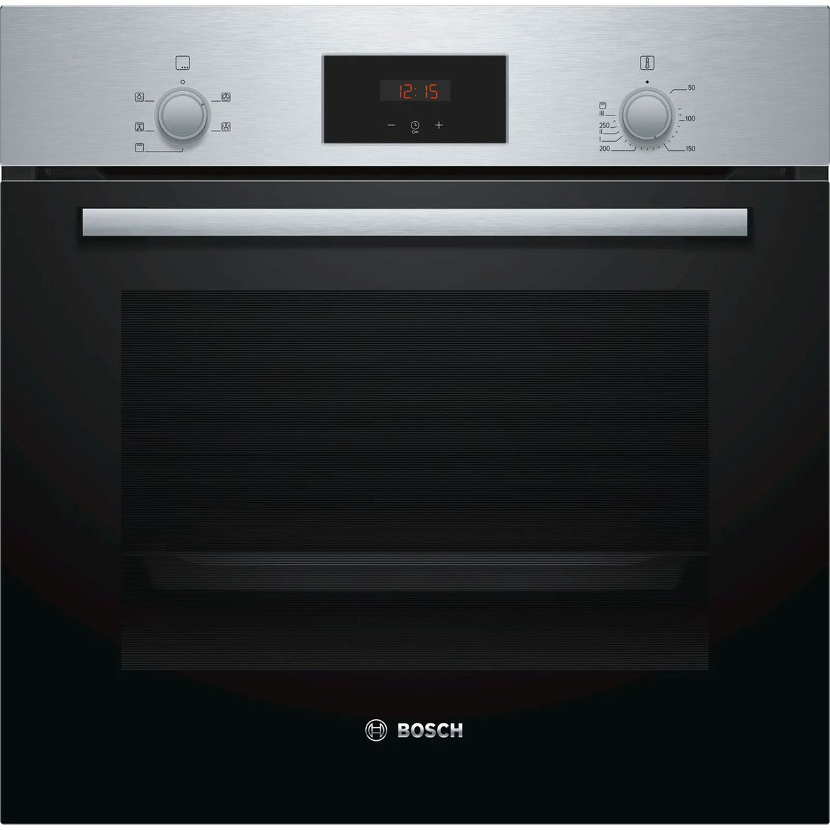 Bosch Series 2 Built In Electric Single Oven - Stainless Steel  - Front shot