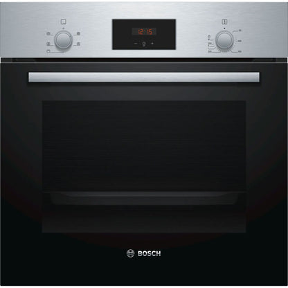 Bosch Series 2 Built In Electric Single Oven - Stainless Steel  - Front shot