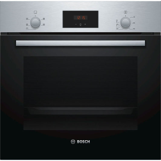 Bosch Series 2 Built In Electric Single Oven - Stainless Steel  - Front shot
