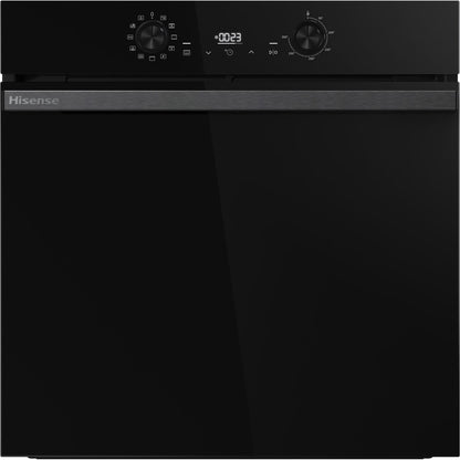 Hisense Hi2 BI622ABPGUK Built In Electric Single Oven - Jet Black - Front shot