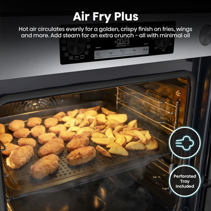 Hisense Hi4 BSA66221AXUK Built In Electric Single Oven - annotation - Air Fry plus