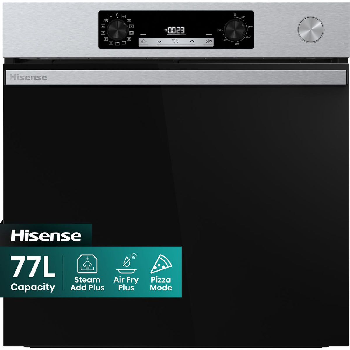Hisense Hi4 BSA66221AXUK Built In Electric Single Oven - annotation - feature shot