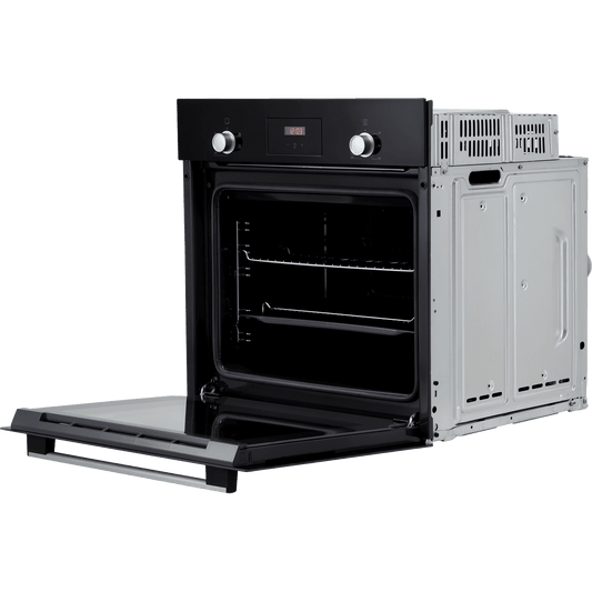Bosch Serie 2 Electric Single Oven - Black - Door open