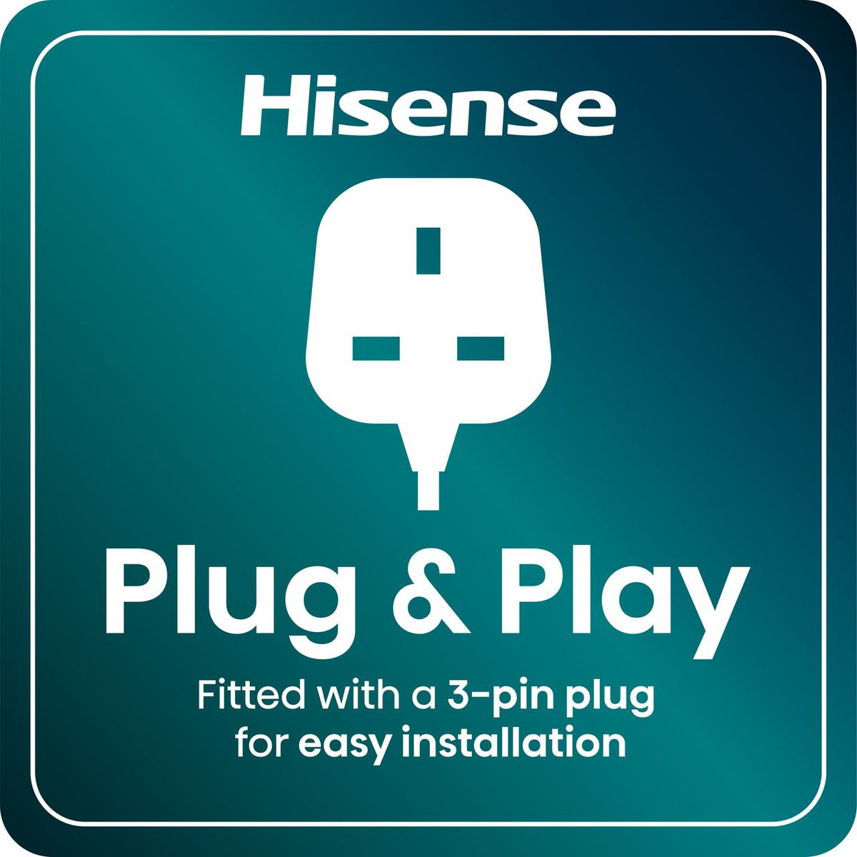 Hisense Hi2 BI622ABPGUK Built In Electric Single Oven - Jet Black - Annotation - Plug & Play