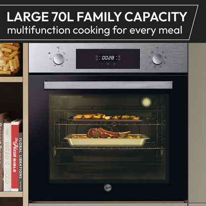 Hoover H-OVEN 300 Built In Electric Single Oven - Stainless Steel - Annotation - Capacity shot