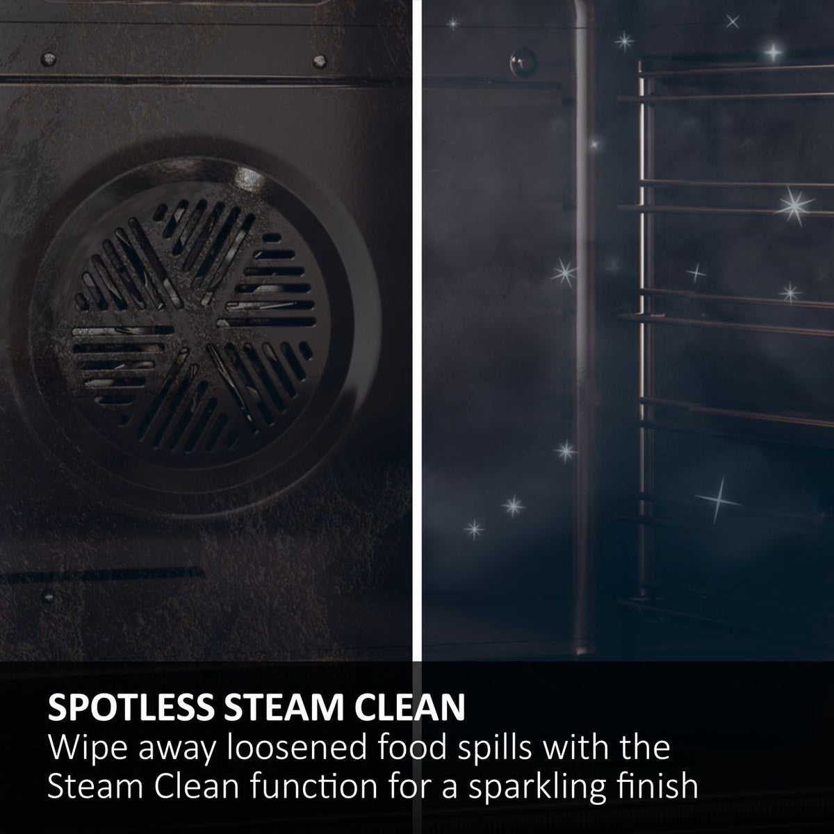 Haier ID Series 2 Built In Electric Single Oven - Black - Annotation - Self clean shot