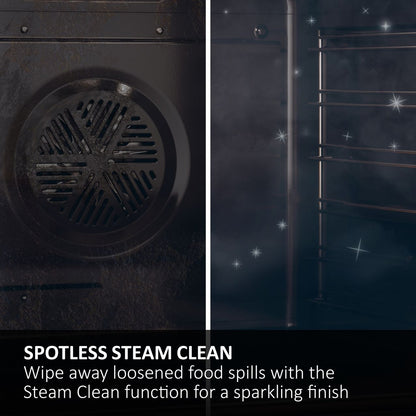 Haier ID Series 2 Built In Electric Single Oven - Black - Annotation - Self clean shot