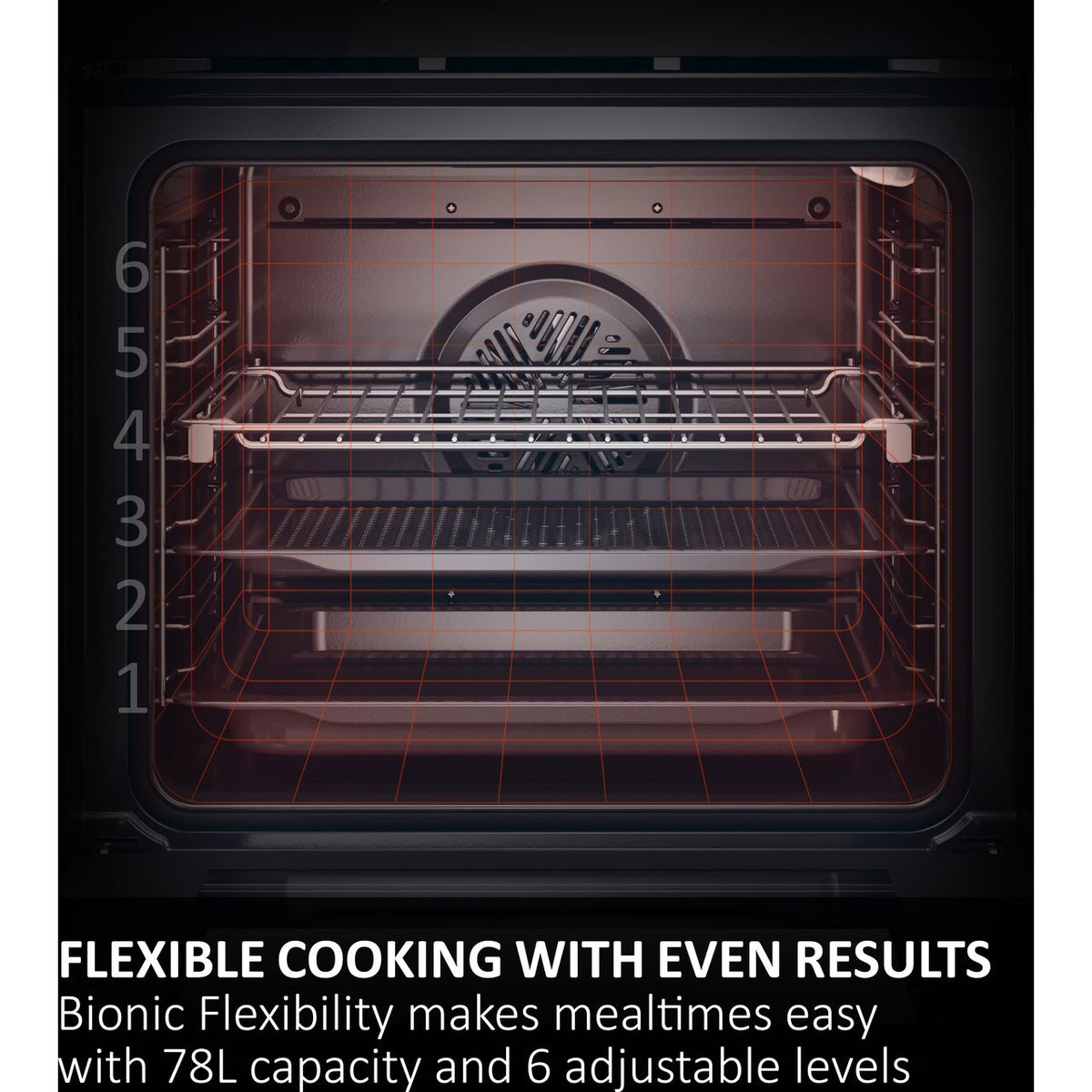Haier ID Series 2 Built In Electric Single Oven - Black - Annotation - bionic flexibly shot