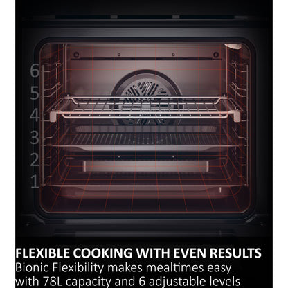 Haier ID Series 2 Built In Electric Single Oven - Black - Annotation - bionic flexibly shot