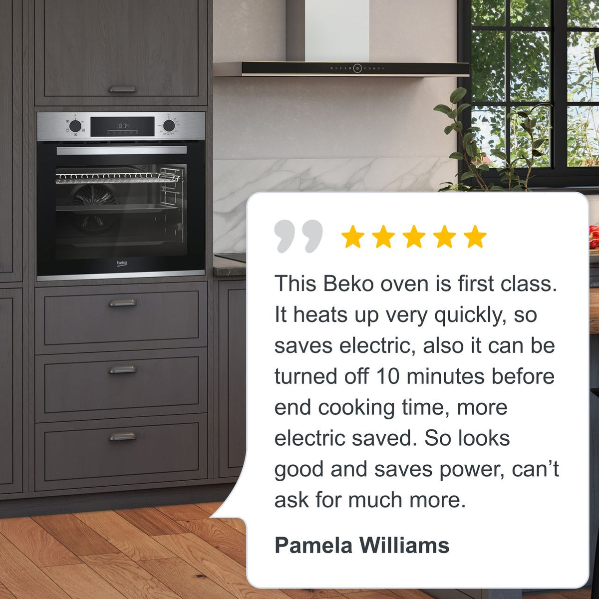 Beko AeroPerfect™ RecycledNet® Electric Single Oven - Stainless Stee - Review