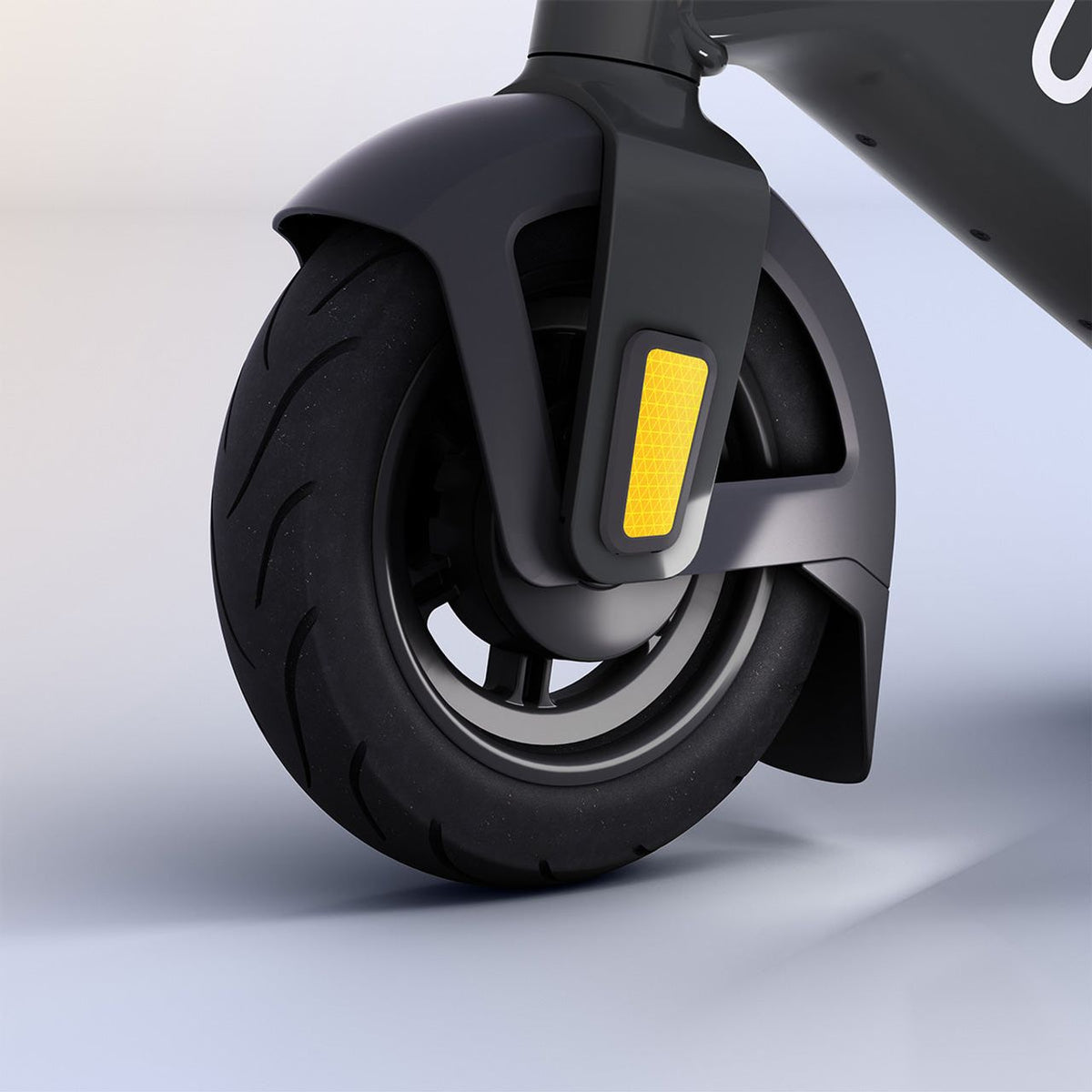 Pure Flex Electric Scooter - close up wheel shot