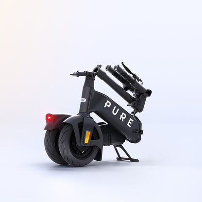Pure Flex Electric Scooter - close up collapsed shot