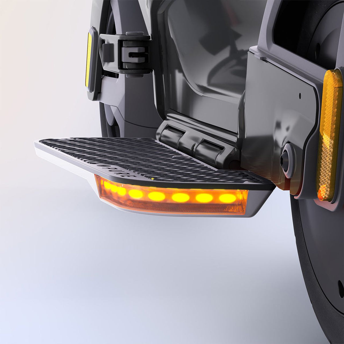Pure Flex Electric Scooter - clos eup led ligths shot