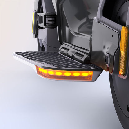 Pure Flex Electric Scooter - clos eup led ligths shot