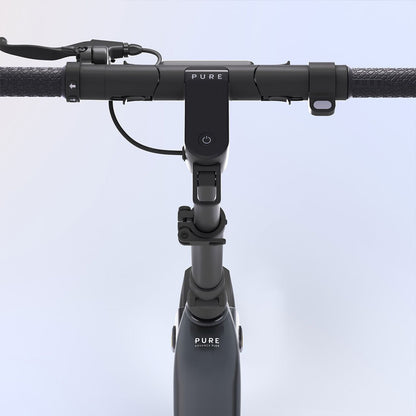 Pure Flex Electric Scooter - close up handle shot 
