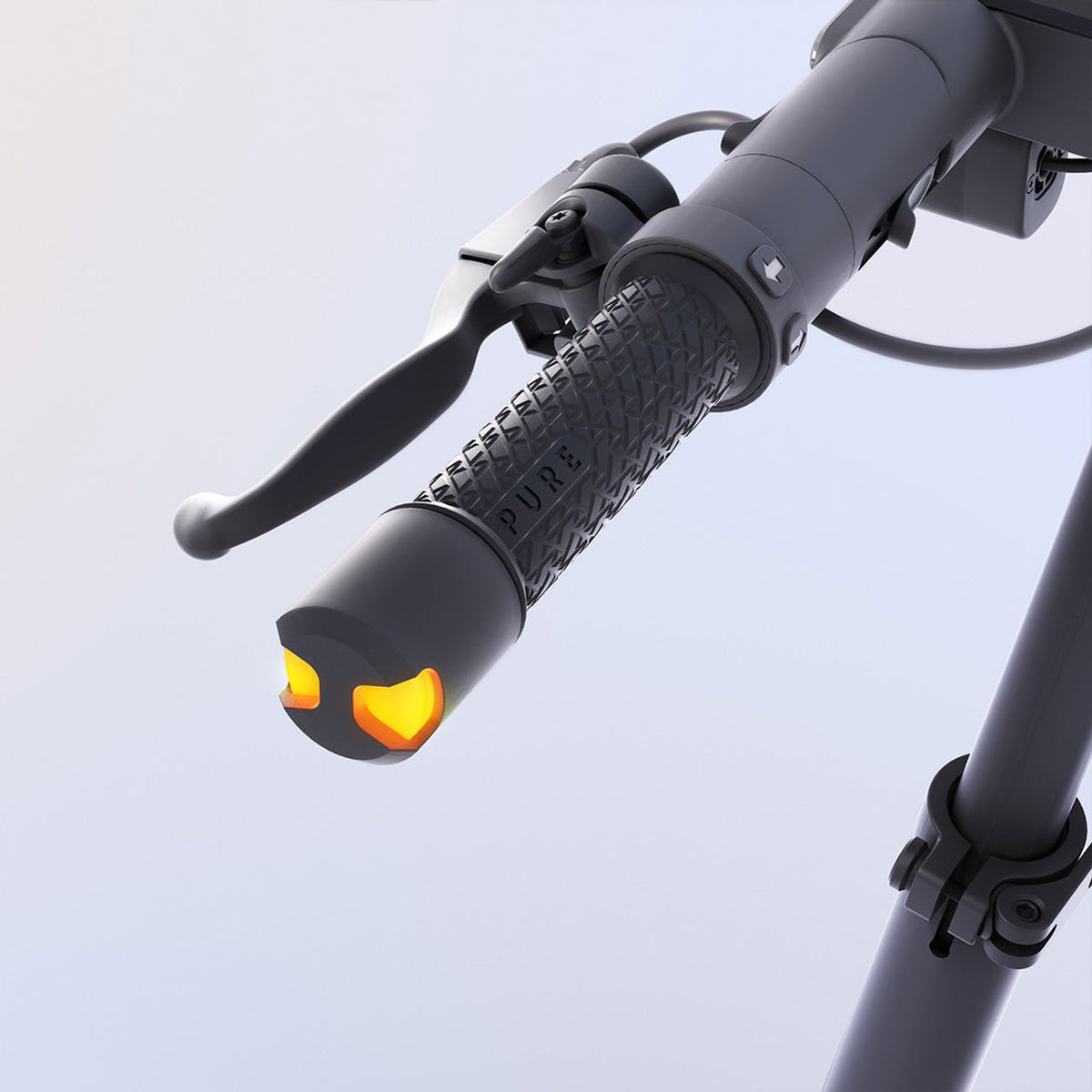 Pure Flex Electric Scooter - close up handle shot