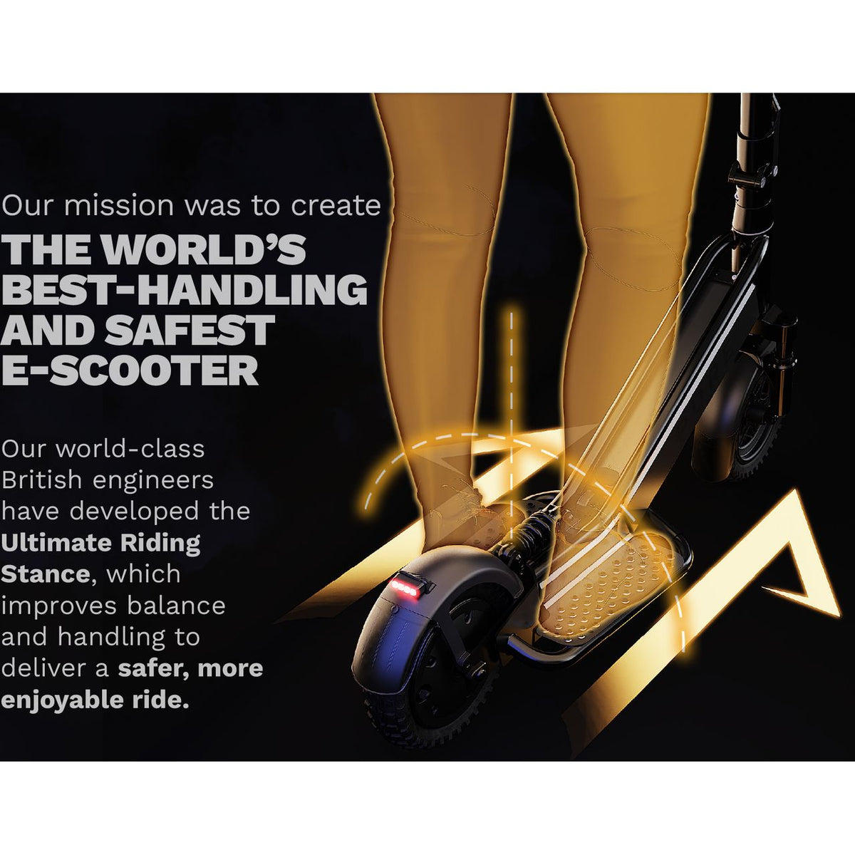 Pure Escape Ultra Max Suspension Electric Scooter - Annotation - Wold's best handling and safest scooter