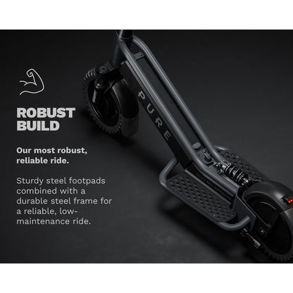 Pure Escape Ultra Max Suspension Electric Scooter - Annotation - Robust build