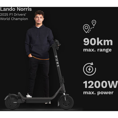 Pure Air 6 Ultra Suspension Electric Scooter - Annotation - Lando Norris