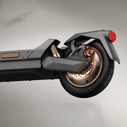 Navee Electric Scooter - close up wheel shot