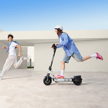 Navee Electric Scooter - Woman riding scooter