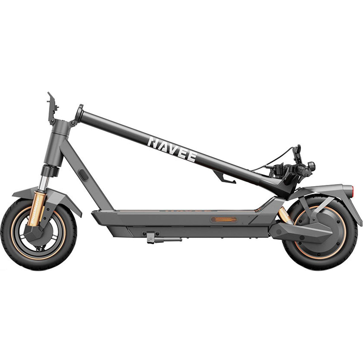 Navee Electric Scooter - side collapsed shot