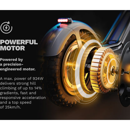 Pure Escape Electric Scooter - Annotation - Powerful motor