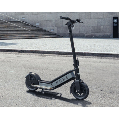 Pure Escape Electric Scooter - Scooter outside