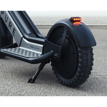 Pure Escape Electric Scooter - Rear wheel closeup