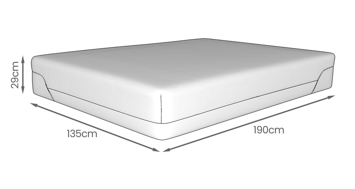 Memory Plush 800 Pocket Mattress – Double Mattress – image 2
