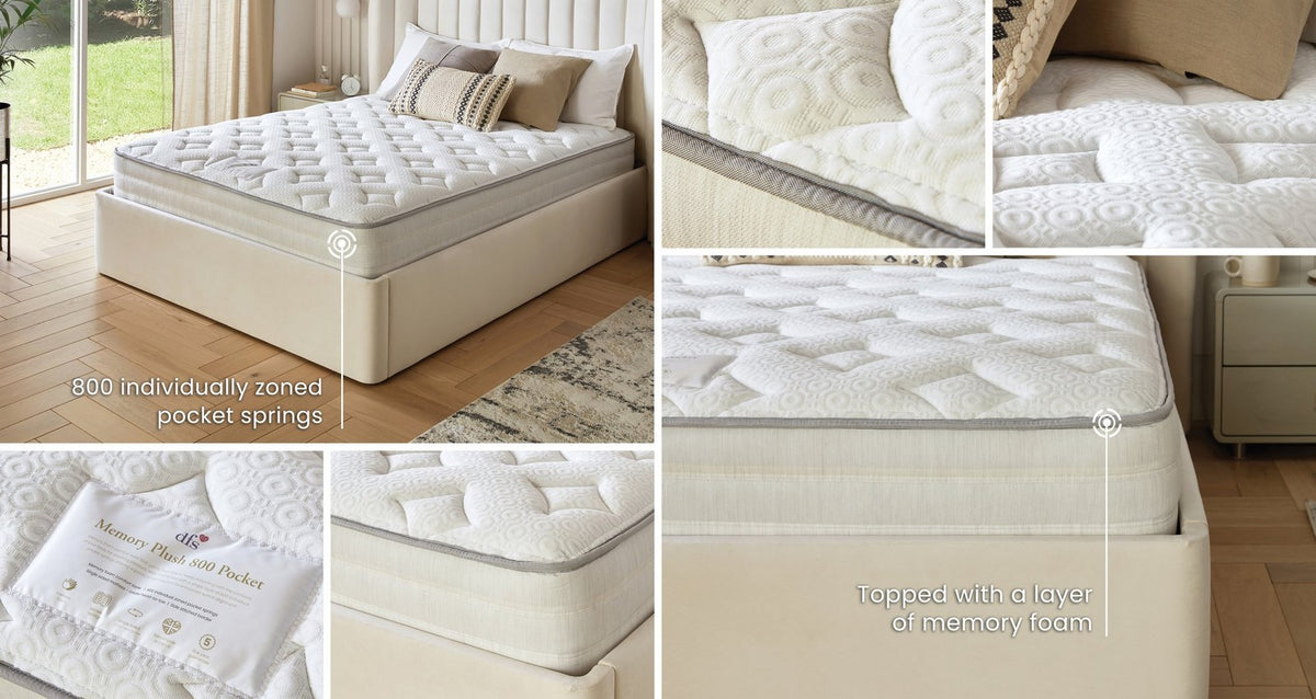 Memory Plush 800 Pocket Mattress – Double Mattress – image 8