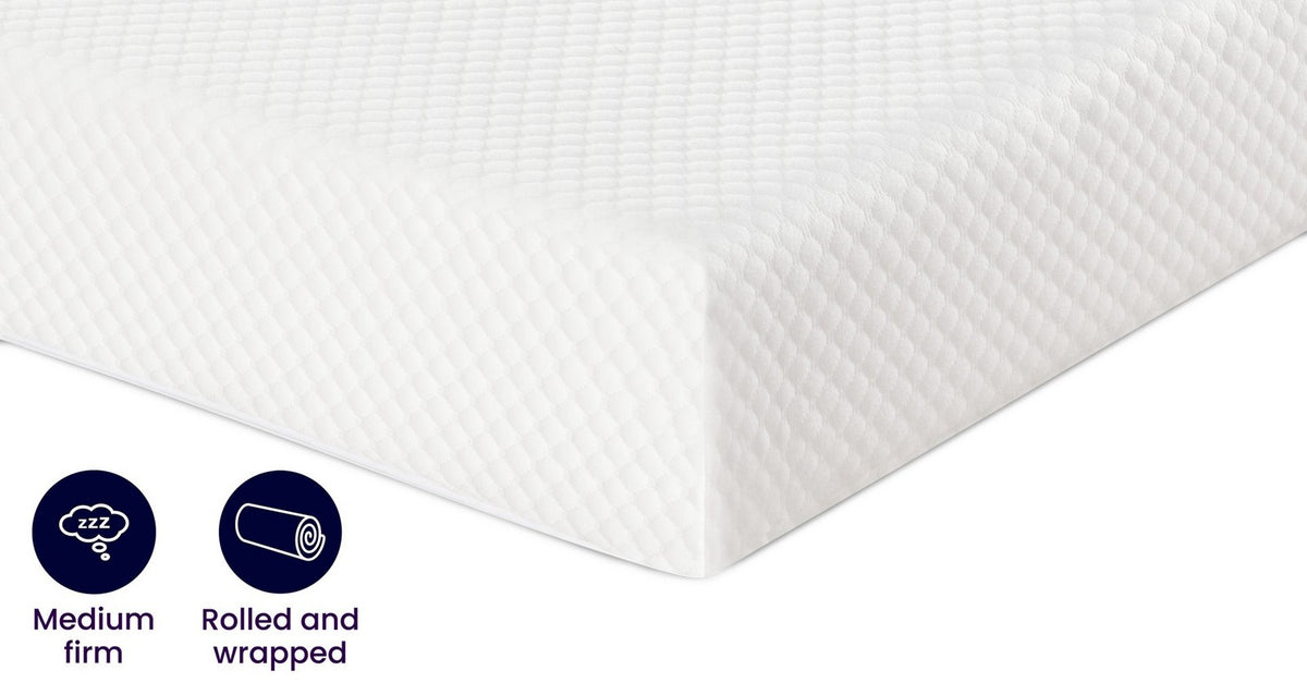 Silentnight Hush Memory Foam Rolled Mattress – Double (4 ft 6) Mattress – image 1