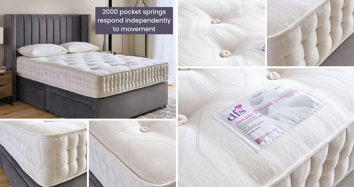 Jonah Deluxe Ortho 2000 Mattress – Double Mattress – image 4