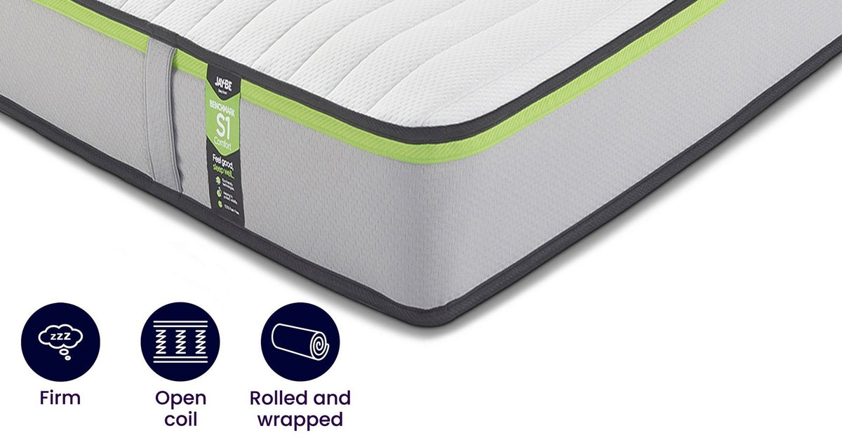 Benchmark S1 Comfort Eco Friendly Mattress – 4ft 6 Double Mattress – image 3