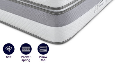 Silentnight 3000 Pocket Memory Cool Boxtop Mattress – Double (4ft 6) Mattress – image 3
