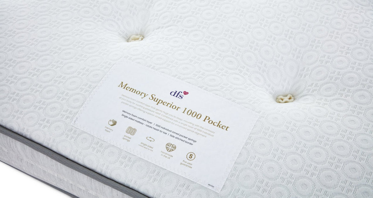 Memory Superior 1000 Pocket Mattress – Double Mattress – image 8