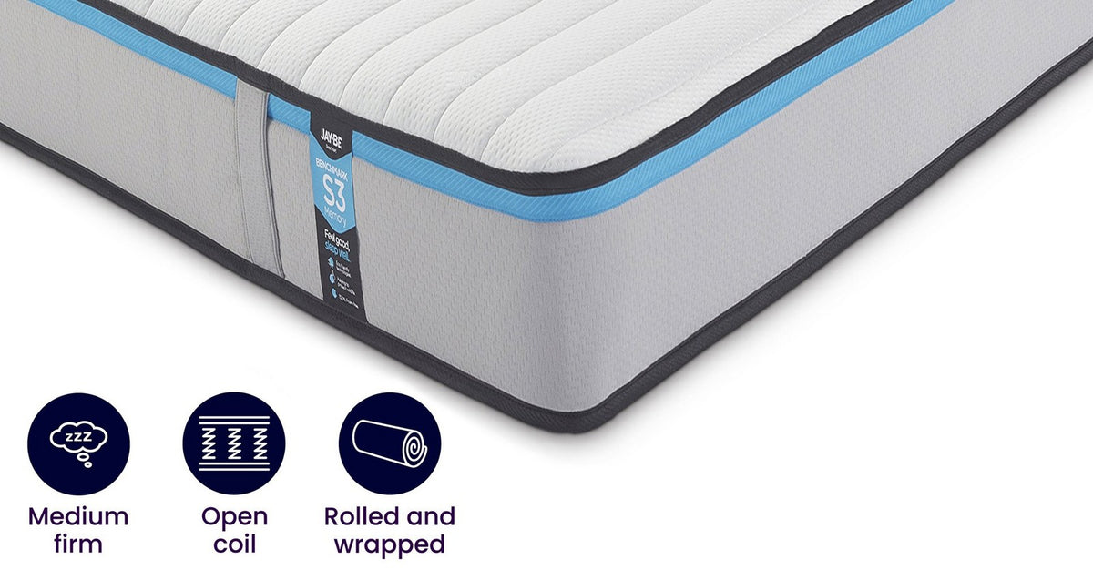 Benchmark S3 Memory Eco Friendly Mattress – 4ft 6 Double Mattress – image 6